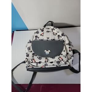 Loungefly Disney Mickey Mouse & Minnie Mouse Ears Cupcakes Mini Backpack Bag